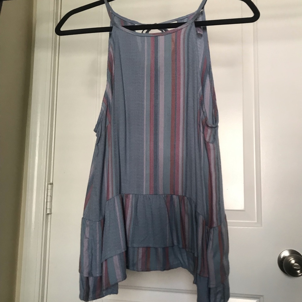 Blue Striped Alya Blouse